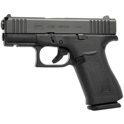 43X 9MM LUGER 3.39''BBL (2)15RD MAGS W/FRONT RAILS BLACK US