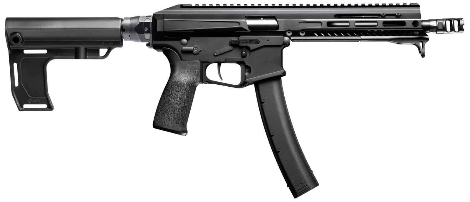 POF USA PHOENIX PSTL 9MM 8" BLK BRACE#