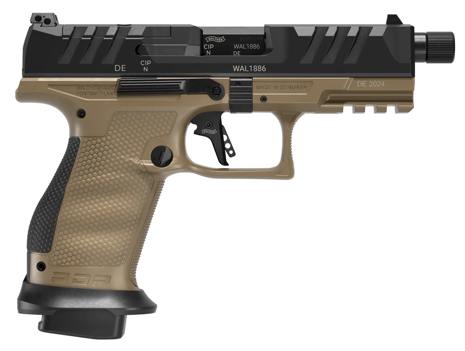 WALTHER ARMS PDP PRO SD 9MM CP 4.6" FDE 10