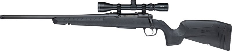 SAVAGE AXIS XP 243 20" LH - COMPACT THREADED BLACK/BLACK