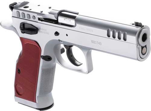 TANFOGLIO STOCK II OR 9MM - 4.45" 17RND CHROME/CHROME