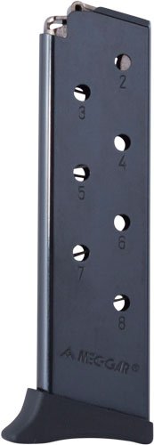 MEC-GAR MAGAZINE BERSA THUNDER - 380ACP 8RD FINGER REST BLUED